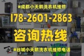 小天鹅滚筒洗衣机E1故障分析及维修方法（解决E1故障）